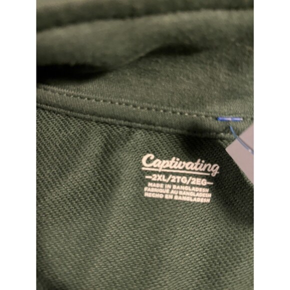 Michigan State University Spartans Quarter Zip Pullover Shirt Men’s 2XL Stripe - Picture 4 of 7